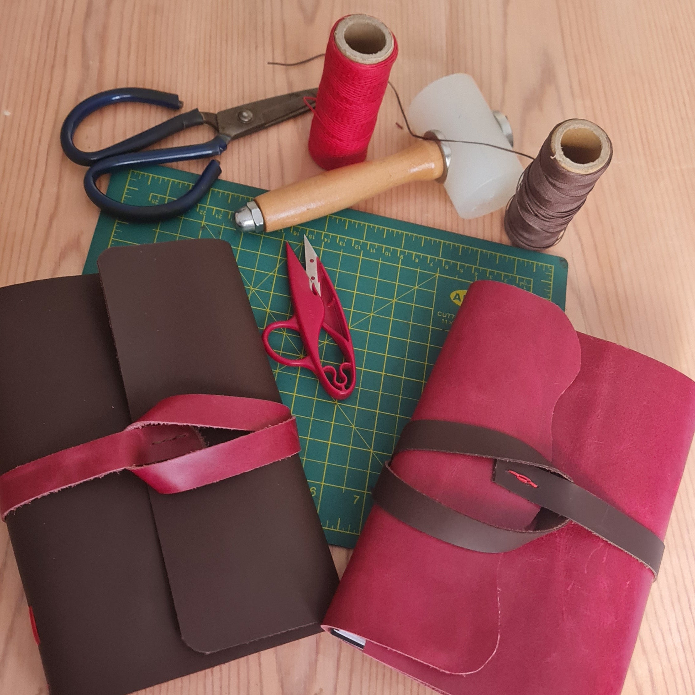 leather book binding