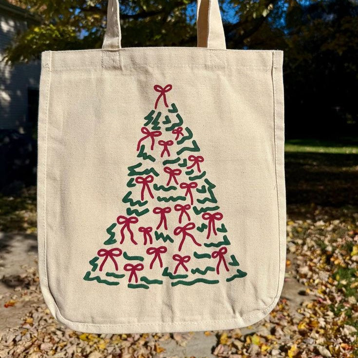 Painting on tote bag