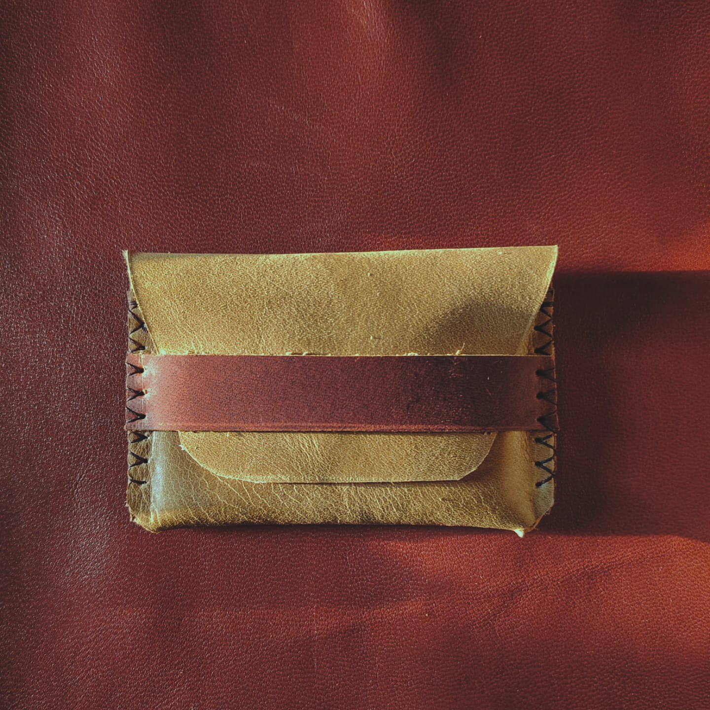 Leather card holder