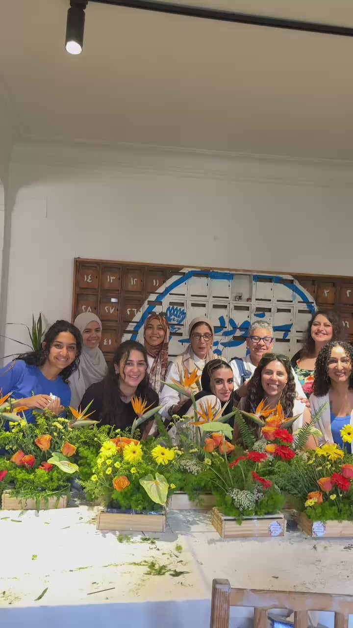 Flowers arrangement workshop 🌻