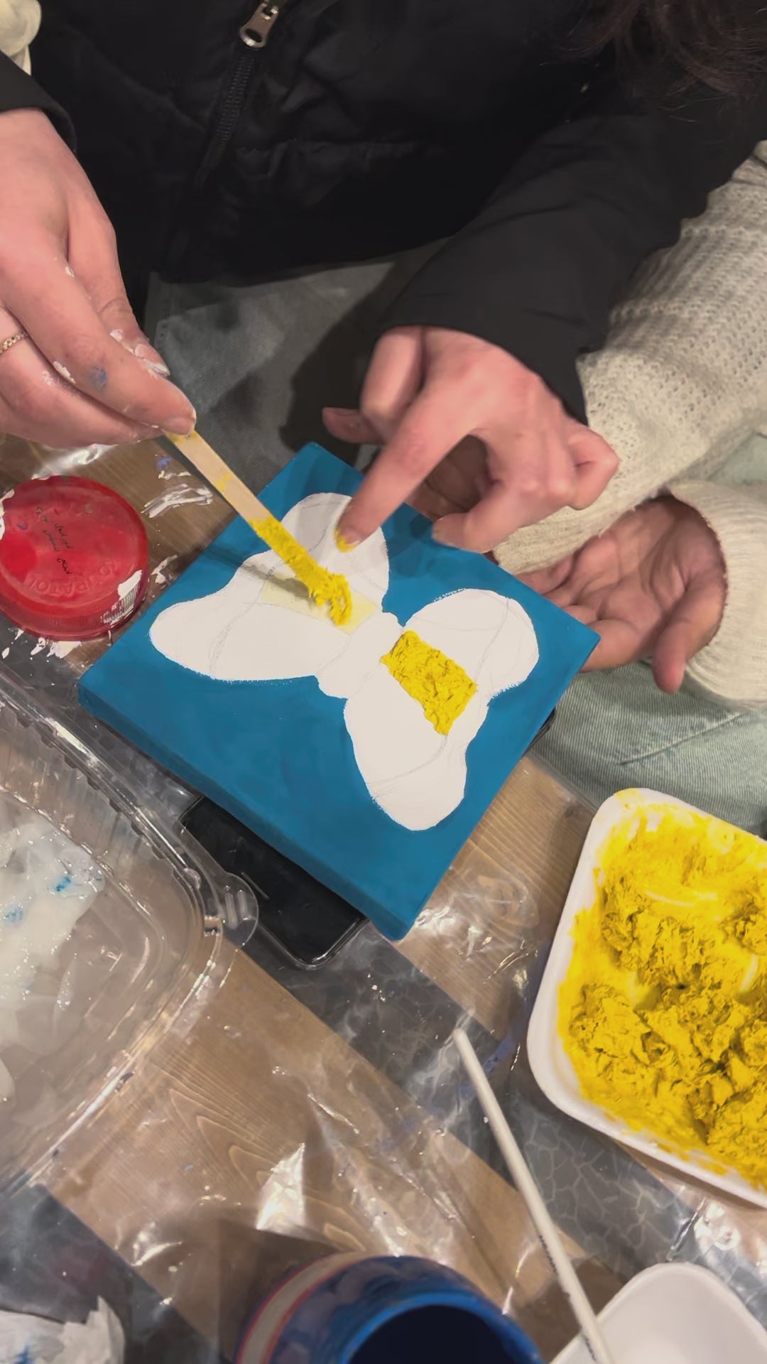 Canvas Tissue Painting